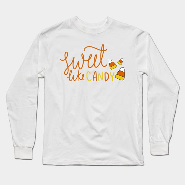 candy corn Long Sleeve T-Shirt by nicolecella98